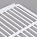 A white coated wire shelf for a Turbo Air undercounter refrigerator.