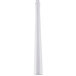 A Libbey stainless steel salad fork with a white background.