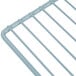 A coated wire shelf for a Turbo Air back bar refrigerator with metal handles.