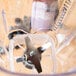 A metal blade on a Waring blender.
