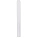 A clear plastic tube with a white cap containing Libbey Madison stainless steel cocktail forks.