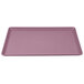 A purple rectangular Cambro dietary tray.