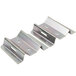 Metal brackets for a Commercial Zone pole-mounted windshield service center.