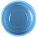 A blue bowl with a white background.
