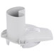 A white plastic cylinder with a hole and a white label that says "Robot Coupe 101861S"