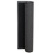 A black rectangular rubber mat with a finger top surface.