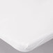 Creative Converting 37300 Stay Put 30 inch x 96 inch White Plastic Table Cover - 12/Case