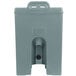 A grey plastic container with a handle.
