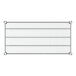 A Regency stainless steel wire shelf with a grid pattern.