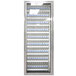 Styleline CL2472-LT Classic Plus 24 inch x 72 inch Walk-In Freezer Merchandiser Door with Shelving - Anodized Satin Silver, Right Hinge