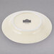 A white 10 Strawberry Street porcelain bread and butter plate with a logo.