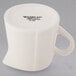 A Libbey Farmhouse ivory porcelain creamer with a handle.