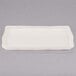 A white rectangular Libbey porcelain tray.