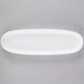 A Libbey white porcelain oval tray.