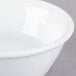 A Libbey white porcelain ramekin.