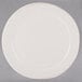 A Libbey ivory porcelain plate with a medium rim.