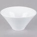 A Libbey white porcelain bowl with a small rim.