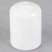 A white cylindrical object with a lid.