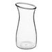 A Carlisle clear polycarbonate carafe with a curved neck and lid.