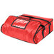 ServIt Insulated Pizza Delivery Bag, Red Soft-Sided Heavy-Duty Nylon, 18 inch x 18 inch x 5 inch - Holds Up To (2) 16 inch Pizza Boxes or (1) 18 inch Pizza Box