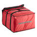 A red CaterGator Dash insulated bag with black straps.