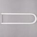 A white rectangular Satco HyGrade fluorescent light bulb on a gray background.