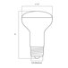 A diagram of a Satco R20 halogen flood light bulb.