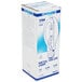 A white box with blue and white text for Satco S5829 175 Watt Cool White Clear Finish Metal Halide HID Light Bulb.