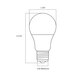 A diagram of a Satco A19 LED light bulb.