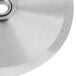 A close up of a Dexter-Russell 2 3/4" pizza cutter replacement blade.