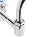 a close up of a faucet