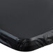 Creative Converting 702000 Stay Put 30 inch x 96 inch Black Plastic Table Cover