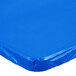 Creative Converting 37342 Stay Put 30 inch x 96 inch Royal Blue Plastic Table Cover