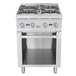 Cooking Performance Group 24-CPG-6BOB Natural Gas 24 inch 4 Burner Hot Plate with Storage Base - 88,000 BTU