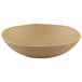 An Elite Global Solutions Green Melamine Bowl on a white background.