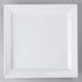 A white square Elite Global Solutions melamine plate.