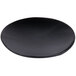 A Tablecraft black bamboo round dish.