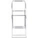 A Clipper Mill chrome metal Ferris Wheel rack with 5 baskets.