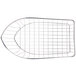 A Clipper Mill stainless steel boat basket with wire mesh.
