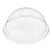 A clear plastic dome lid with no hole.