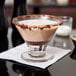 a dessert in a glass