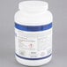 A white plastic container of Noble Chemical Last Call Concentrated Powdered Bar Glass Cleaner with a blue label.