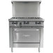 Garland G36-6R Natural Gas 6 Burner 36 inch Range with Standard Oven - 236,000 BTU