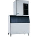 A white rectangular Hoshizaki air cooled ice machine with black vents.