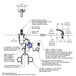 A diagram of a T&S Deck Mounted ChekPoint Faucet with a mechanical mixing valve.