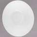 A white porcelain bowl with a white rim.