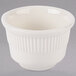 A Tuxton Hampshire eggshell embossed white china bowl.