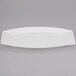 A white rectangular Libbey porcelain serving tray.