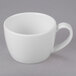 A white Libbey espresso cup with a handle.