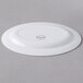 A white Libbey Slenda oval porcelain platter.